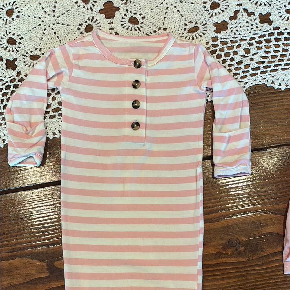 GUC Lou Lou and Company knotted gown. 3-6 month.